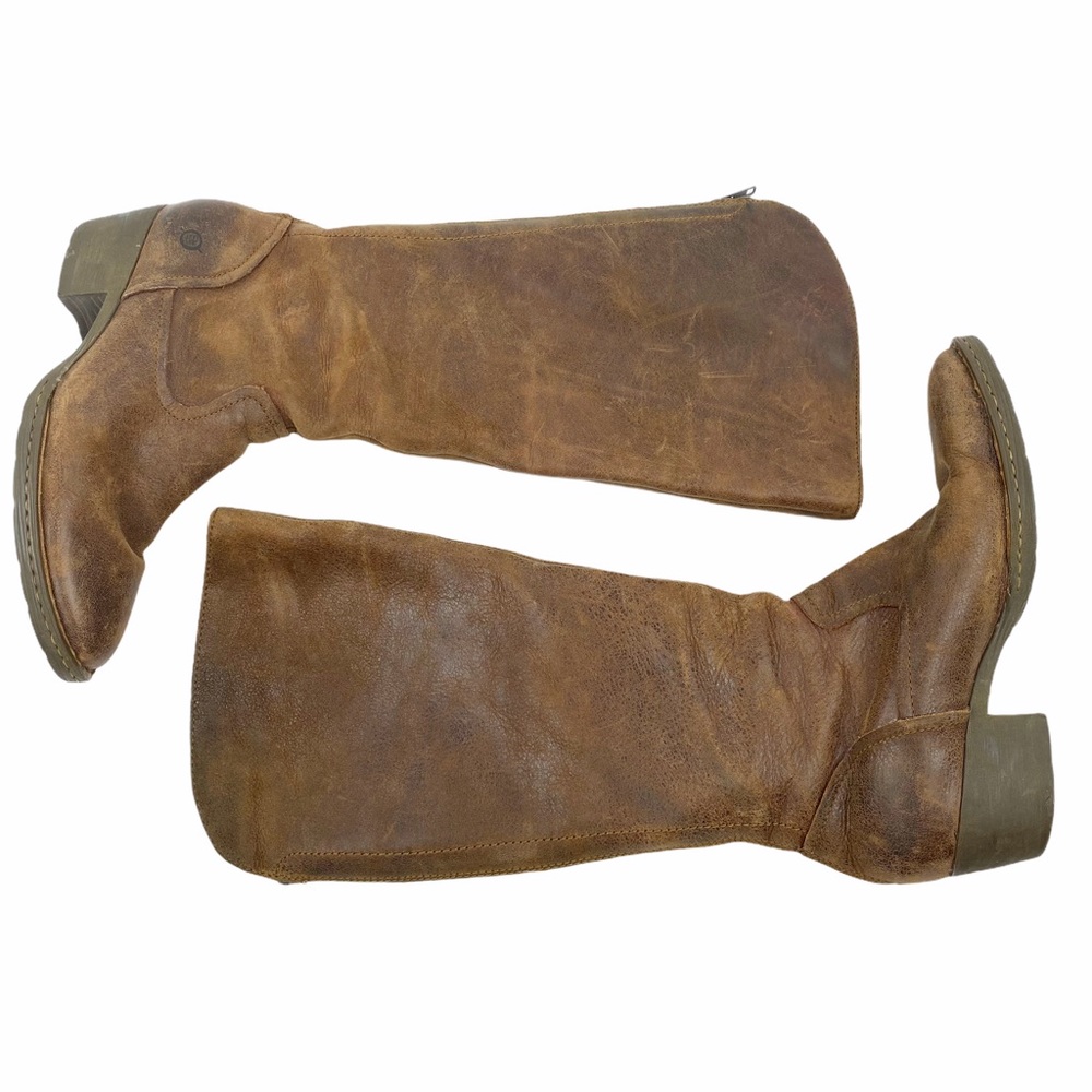 BORN Leather Knee High Riding Boots Vintage 8 - Picture 3 of 11